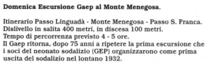 Monte Menegosa