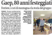 Gaep, 80 anni festeggiati