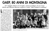 Gaep, 80 anni di montagna
