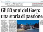 Gli 80 anni del Gaep