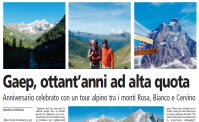 Gaep, 80 anni in alta quota
