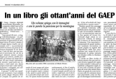 In un libro gli 80 anni del Gaep