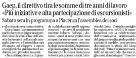 Tre anni di lavoro